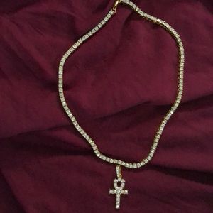 Tennis chain necklace!!